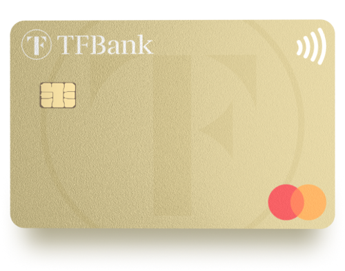 Tarjeta de credito TF Bank Mastercard Oro standard